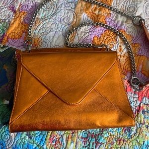 Vintage metallic orange LAMB bag